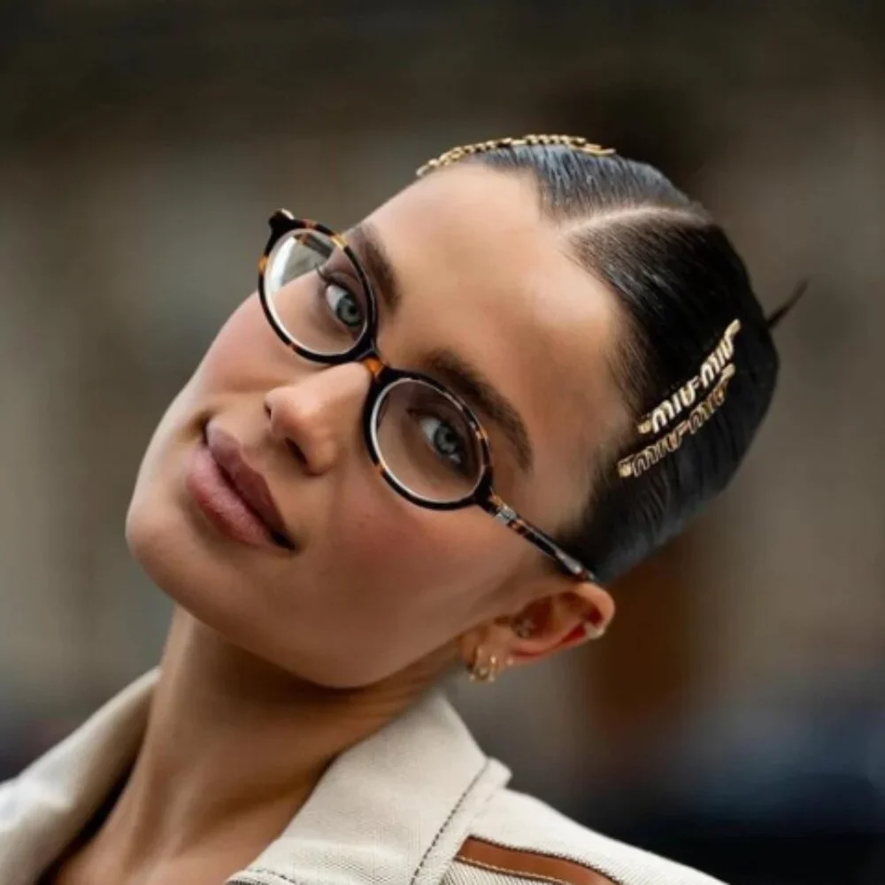 NEW MIU MIU MU 04ZS OVAL HAVANA BROWN EYEGLASSES MU04ZSF VAU08N WOMEN MIU MIU
